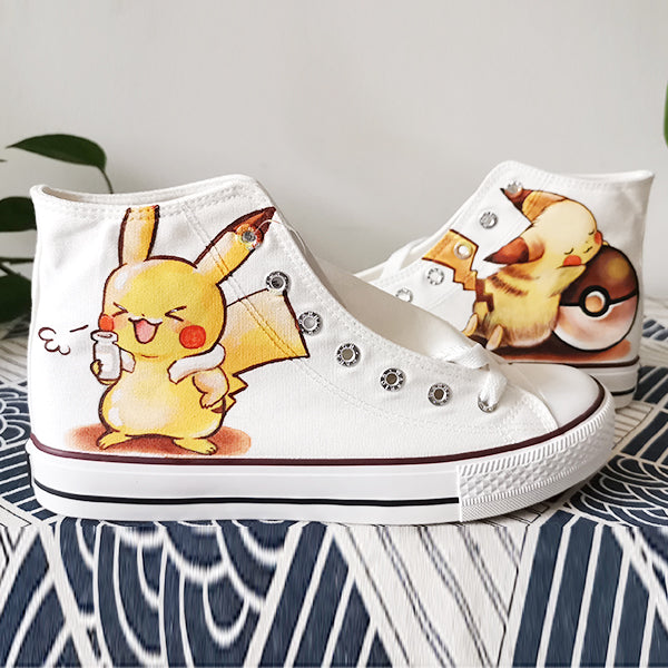 Pikachu hand-painted shoes PL21173