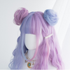 Harajuku stitching wig + hair bag PL20589
