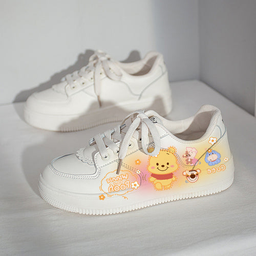 cute winnie the pooh casual shoes  PL52548