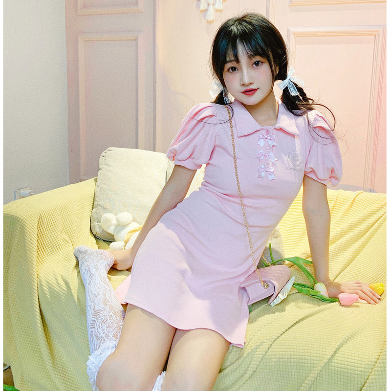 Pink Slim Dress  PL52498
