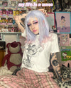 Lolita blue pink gradient wig PL20275