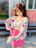love cutout sweater  PL52787