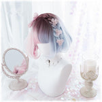 Lolita blue pink gradient wig  PL20268