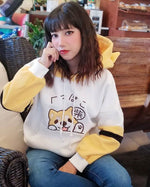 Puppy embroidered sweater PL21237