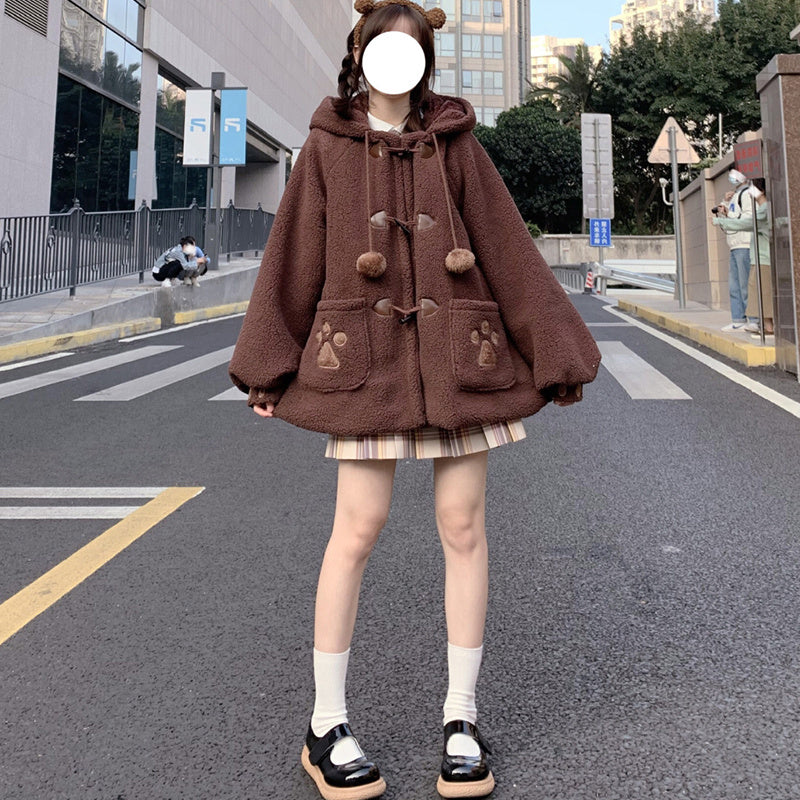 Cute Plush Coat PL52631