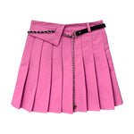 Pink with belt skirt  PL52272