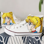 cute hand-painted shoes PL21177