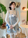 Sweet suspender dress PL51959