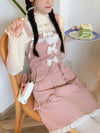 Sweet suspender dress PL51959