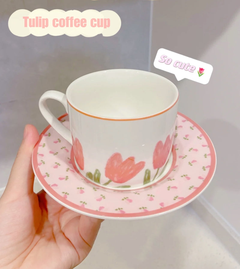 Tulip Printed Coffee Cup PL51881