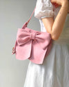 Pink bow casual shoulder bag PL51882