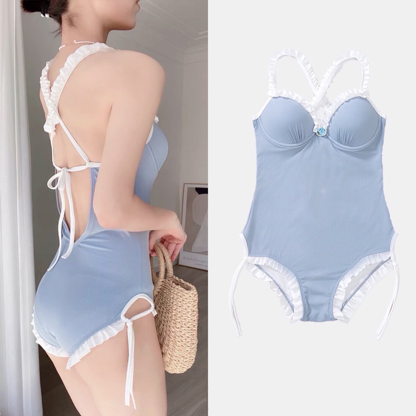 Cute one-piece swimsuit PL51902