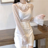 Lace bottoming shirt PL52073