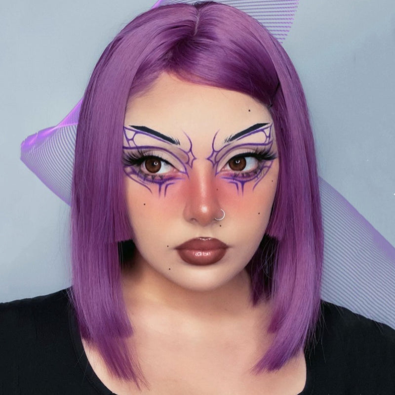 Purple wig PL20674