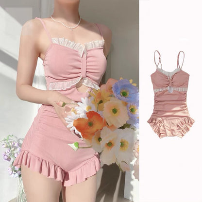 Pink bow bodysuit PL52123