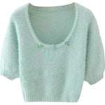 Retro plush sweater PL52154