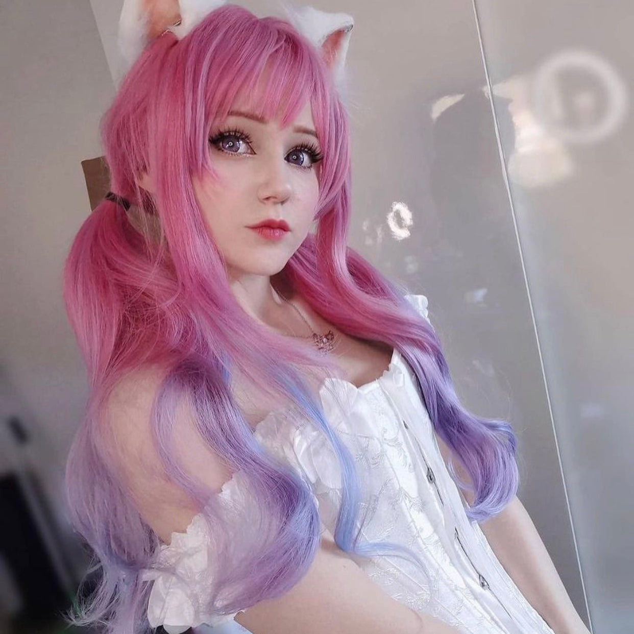 Lolita cute long curly wig PL51571