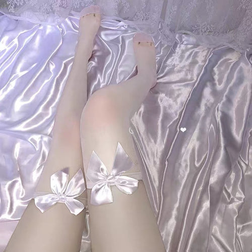 Lolita bow stockings PL52186