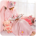Pink cute blanket PL50006