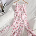 Sexy sweet suspender flower dress PL51460