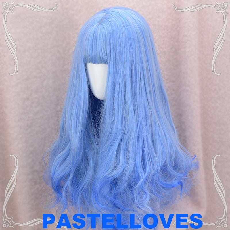 Blue-white fairy wig PL10233