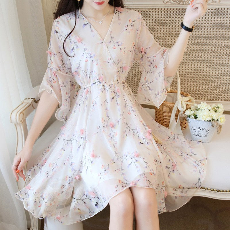 Sweet floral dress PL51185