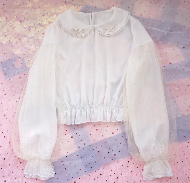 lolita chiffon shirt  PL52593