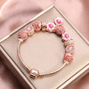 Pink Daisy Flower Bracelet  PL52319