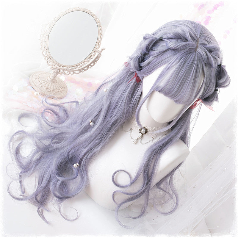 Lolita purple gray wig PL20262