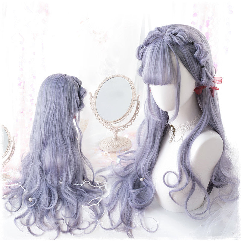 Lolita purple gray wig PL20262