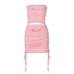 "Babe" pink suit PL51223
