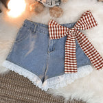 Cute bow jeans PL51344