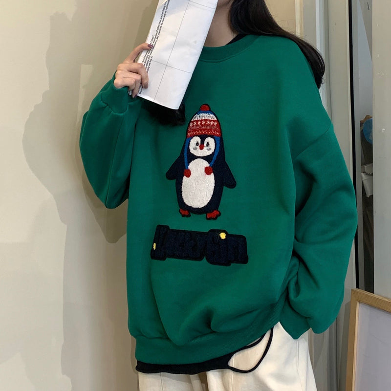 Penguin Embroidered Sweater PL21200