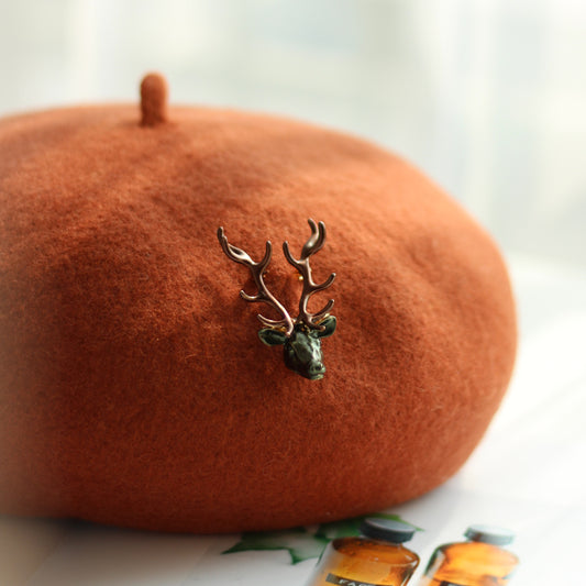 David's deer pin beret PL21193