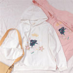 Pastelloves five-pointed star embroidered sweater PL21105