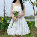 Sweet and lovely white dress PL51454