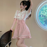 Pastel pink girl suit  PL51854