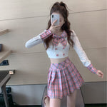Fashion two-piece jacket + short skirt PL51181