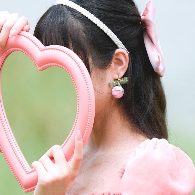 Lovely peach earrings PL51699