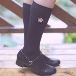 Sakura embroidered socks (two pairs) PL21256