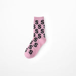 Hip hop （dollar） print socks(one pair) PL20890