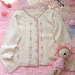 Cute embroidered knitted sweater PL52169