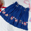 Cute embroidered skirt + top PL51689