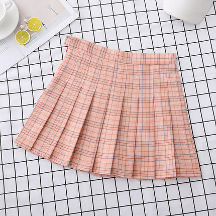 Plaid pleated skirt PL50510