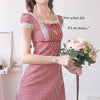 Pink Check Dress PL50410