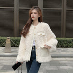 Off-White Plush Coat  PL52652