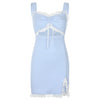 Chic blue dress PL50573