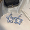 Cute five-pointed star earrings PL50756