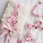 Lolita pink strawberry hair accessory PL51348