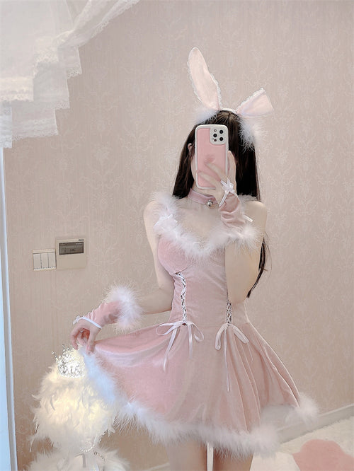 Pink Bunny Girl Suit PL52140